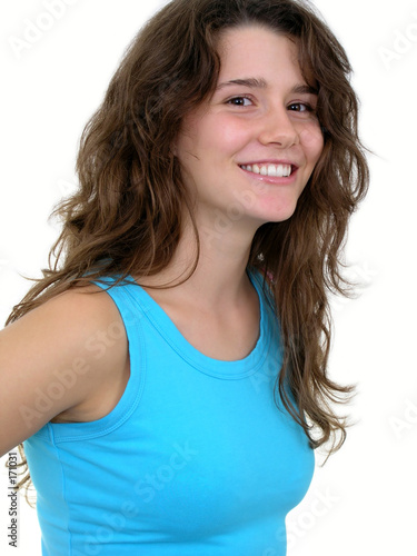 Photo: girl smiling girl smiling