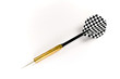 isolated black dart