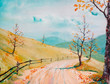 autumnal road