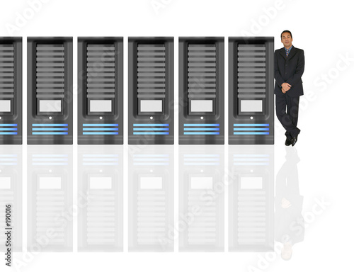 business man and his network