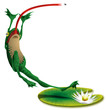 leaping frog