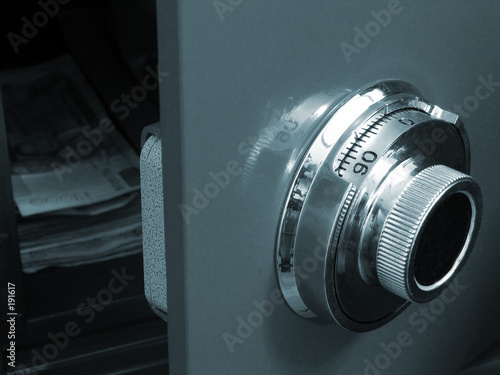 opened safe
