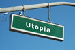 Foto: utopia sign utopia sign