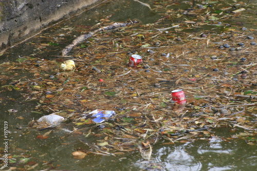 müll im wasser