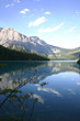 a shot of emerald lake in alberta, canada.