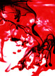 Illustration: red dye abstract red dye abstract
