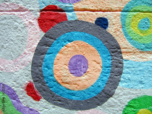 Foto: détail d'un graffiti enfantin détail d'un graffiti enfantin