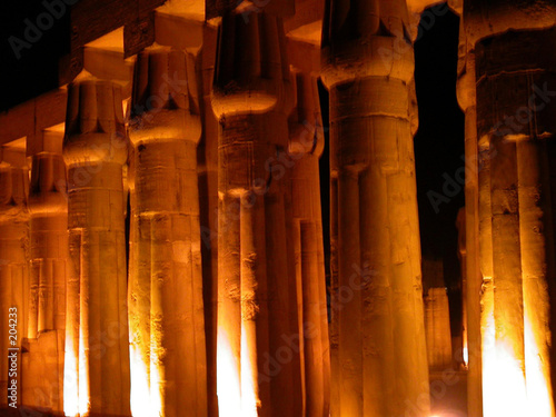 luxor at night