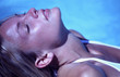 sun goddess, female in bikini absorbing sun sun goddess, female in bikini absorbing sun