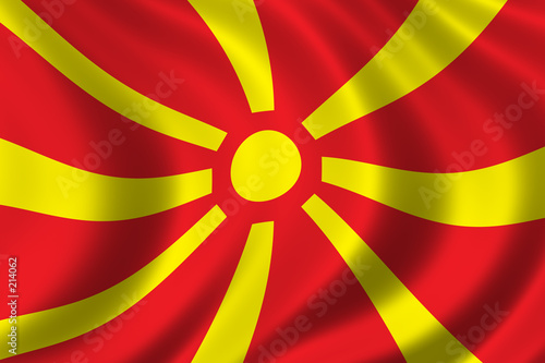 flag of macedonia