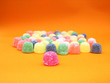 hard gum standing out