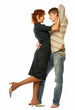 dancing loving couple.