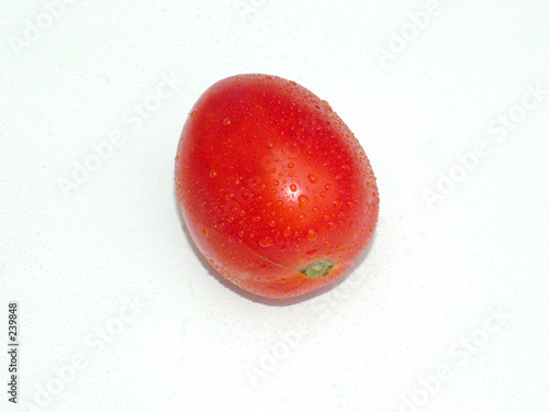 tomate - goutelettes d'eau