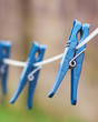 blue cloth pegs