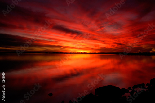 nature - fiery sunset