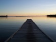 sunset at sebago lake 1