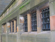 barred windows of st nicholas church in liverpool barred windows of st nicholas church in liverpool