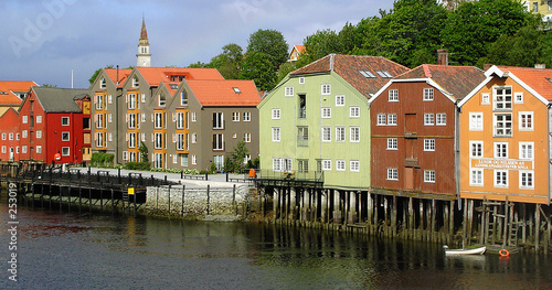 river buildings, trondheim river buildings, trondheim