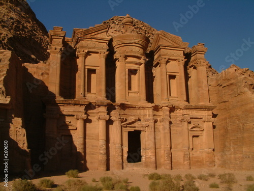 al-deir (the monastery), petra, jordan