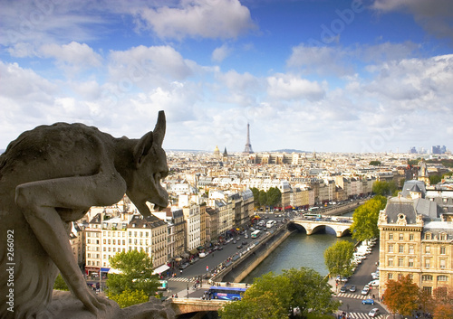 gargoyle over paris
