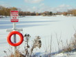 thin ice sign thin ice sign