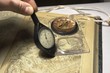 old map and watch