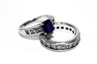 wedding rings with diamonds and sapphire wedding rings with diamonds and sapphire