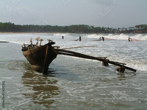 fishing boat, goa, india