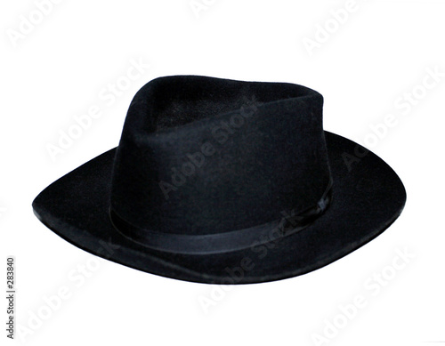 chapeau feutre noir