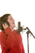 girl singing