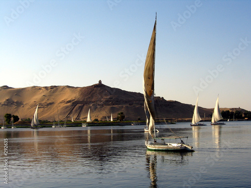 sailing on the nile