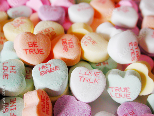 candy hearts with love sayings