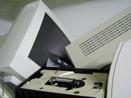 Photo: computer graveyard computer graveyard