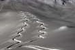 spuren im schnee