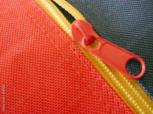 Photo: canvas zipper details canvas zipper details