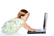 Foto: baby and laptop baby and laptop
