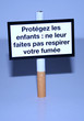 panneau fumée danger