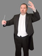 isolated conductor: front on isolated conductor: front on