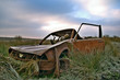 wreck on the bog