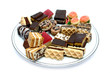 various sweets on plate