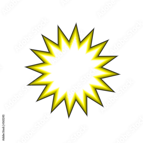 yellow starburst
