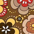 retro flowers
