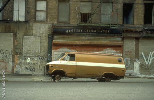 broken van in harlem