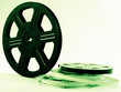 film reels with films
