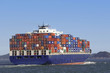 Cargo ship in hong kong