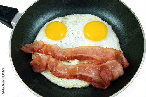 Photo: eggs and bacon eggs and bacon