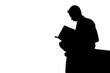 man reading business journal