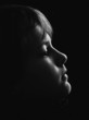 girl in profile