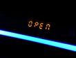 display of open
