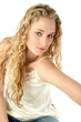 portrait of glamorous woman